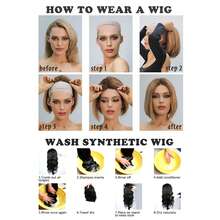 薑色蕾絲前髮套毫不粘懸,身體波薑橙色合成長波浪髮,適用於女性中分前拔髮13x4x1蕾絲假髮柔軟光滑耐高溫合成纖維頭髮日常使用 - 薑色 - 查看 9