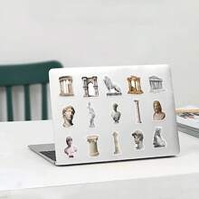 50pcs Artistic Statue Graffiti Stickers For Guitar, Notebook, Luggage Diy Waterproof Decals Back To School