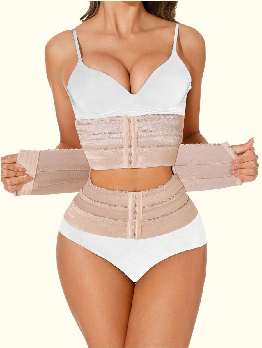 優質超緊控製女用腰部訓練帶 - 先進的 Flexi-boning 塑身衣,增強腹部支撐,無縫貼合,可調節瘦身收腹控制,運動