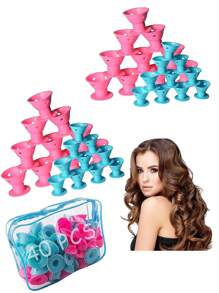 40 件魔法卷发器，Smilco 硅胶卷发器套装，包括 20 个大号和 20 个小号，适合女孩（粉色和蓝色）、卷发器、无热卷发、卷发器、理发沙龙美容旅行必需品的美发产品和配件、返校、旅行度假必需品、女士发饰、卷发器、卷发刷、滚筒、卷发产品、卷发器、卷发器、卷发、卷发工具、卷发器、头发、卷发器、卷发、无热卷发、无热卷发、卷发器、理发师、美发工具、美发产品、发饰、卷发器、理发配件、旅行、滚筒、美发用品、发饰、卷发产品、卷发器、发卷、美发设备、配件、卷发、卷发工具、头发滚筒、圣诞节、理发店、卷发器、理发配件、发饰、卷发器、美发、无热波浪、旅行必需品、旅行必需品、发型、美发