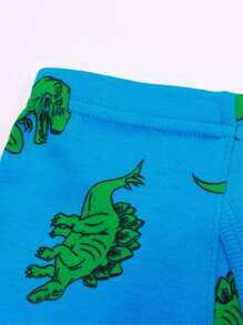 6 Pieces Young Boy Soft  Dinosaur Underwear Children Truck Panties - Blue - View 3