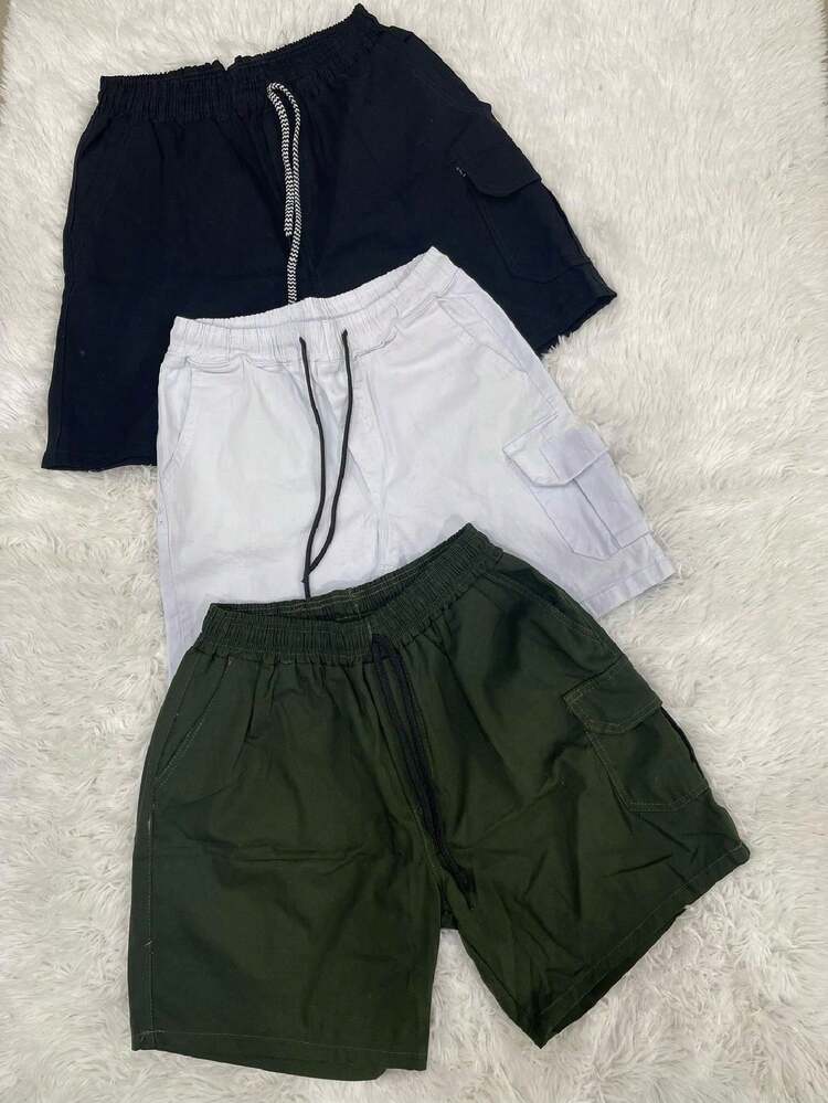 Men Shorts - Army Green - View 2