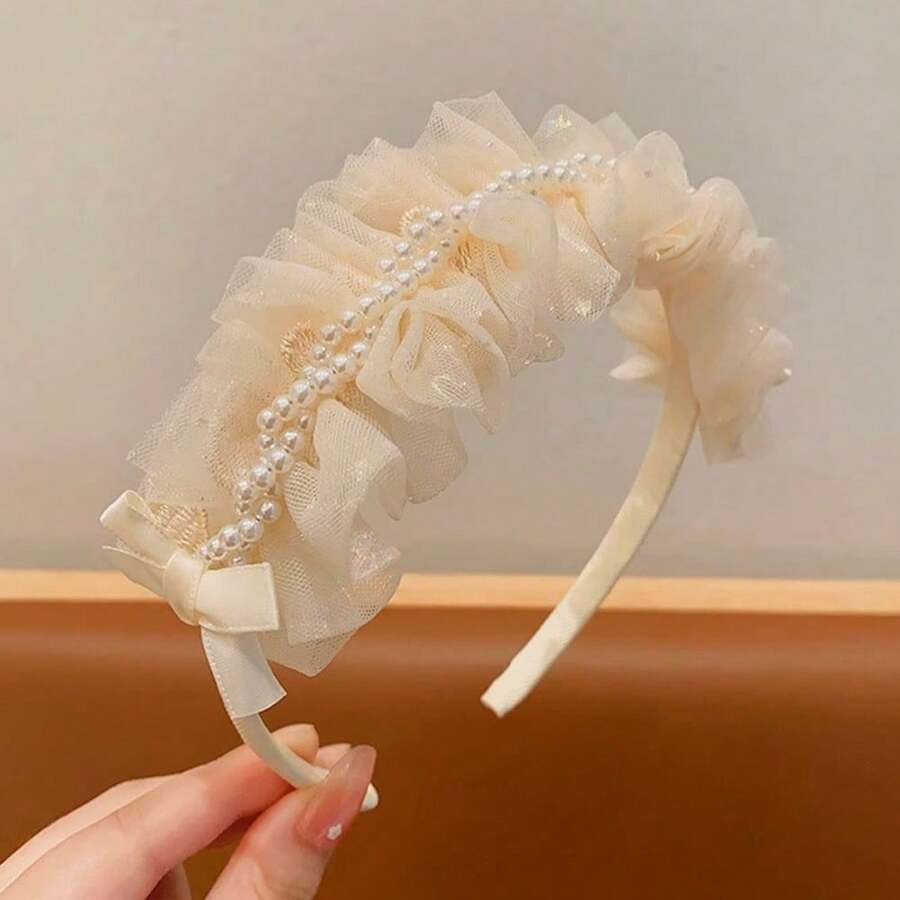 1pc Girl's Birthday Crown Headband, Photo Prop Accessory, Princess Hair Clip