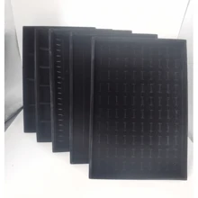 1個35*24cm珠寶展示盤戒指收納盒,珠寶盤耳環項鍊手鐲展示架