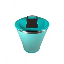 Termo Bocina Acero Inoxidable Bluetooth 16oz - Agua verde azul - Ver 2