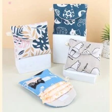 大容量卫生巾收纳袋，适合学生、女生，可收纳化妆品、首饰、便携式经期用品，也可作为化妆包、护肤包、洗漱包、旅行必备、邮轮必备、宿舍必备、婚礼伴娘礼物、妈妈礼物、生日礼物、送给朋友和老师的礼物、家居装饰、浴室客厅卧室装饰、唇油收纳、指甲油收纳、化妆品旅行洗漱包、礼品收纳、拉链配件、指甲油收纳、女士礼物、圣诞礼物、女士礼物创意 - 彩色 - 查看 1