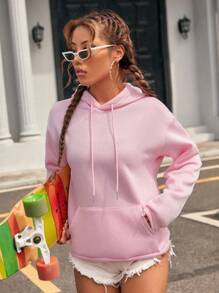 Women Sweatshirts - Baby Pink - View 4