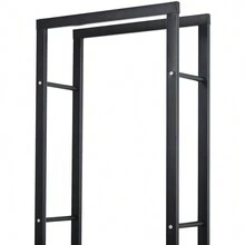 HOMCOM Firewood Racks - Black - View 8