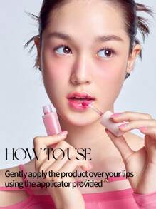 HOLIKA HOLIKA Heart Crush Bare Glaze Tint升级版，6蓬松水润啫喱质地，超轻盈，不粘腻，半透明色，保湿丰盈效果，MLBB色号，日常唇妆，渐变妆效，韩国化妆品，3克/0.1盎司。 - 6 Puffy - 查看 9