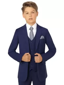 Men Suits - Navy Blue - View 2