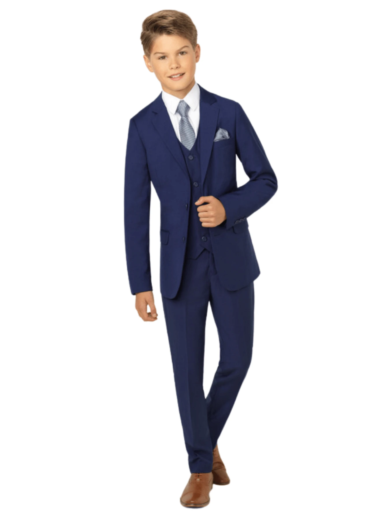 Men Suits - Navy Blue - View 1