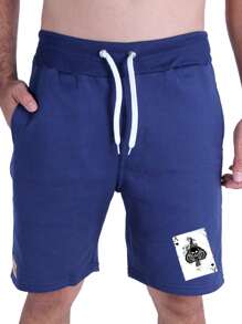 Men Shorts - Navy Blue - View 1