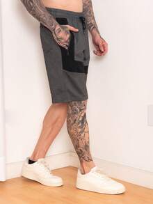 Men Shorts - Màu xám đen - Xem 4