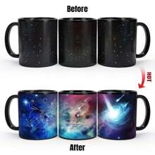 Taza De Constelación Sagitario Que Cambia De Color Con Calor De 11 Oz, Taza De Café De Cerámica Que Cambia De Color, Taza Mágica Para Presentes De Noviembre Y Diciembre - Sagitario - Ver 4