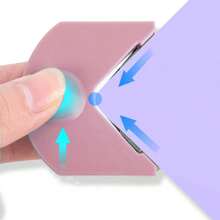 帶pvc膜的紙張切割機和圓角修整機,適用於照片和名片的層壓機 - 粉色 - 查看 5