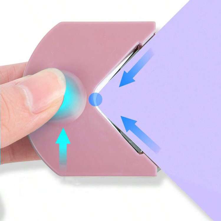 帶pvc膜的紙張切割機和圓角修整機,適用於照片和名片的層壓機 - 粉色 - 查看 5