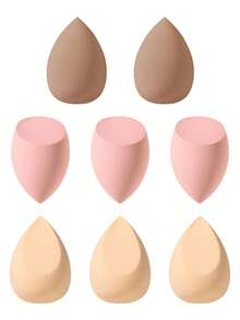 8PCS Makeup Sponge,Suitable For Cream & Powder Concealer, Loose Powder Makeup Applicator - Multicolor - View 8