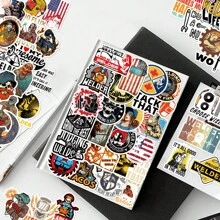 50 件焊工贴纸创意劳动标语适用于 DIY 手机壳、笔记本电脑、水瓶、工具箱、防水 PVC 贴花，适用于劳动节装饰、学校用品、返校 - 彩色 - 查看 7