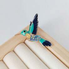 1 件韩式个性可爱卡通动物胸针，小鸟图案领针派对徽章 - 彩色 - 查看 13