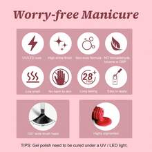 12ml凝膠指甲油顏色塗層,灰紫色夏季用凝膠指甲油,可浸泡uv Led凝膠指甲藝術修甲禮物適用女孩女人度假派對 - 淺灰紫 - 查看 5