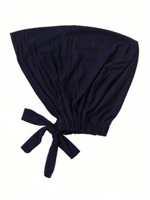 1pc Women's Fashion Solid Color Elastic Band Headscarf, Suitable For Daily Wear Headband Soft Hijab For Abaya Breathable Under Cap Veiled Clothes