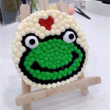 500個紫色圓形毛球花杯墊,吸水能力強的毛球杯墊,圓形杯墊,產品內容包括:500個紫色毛球,混合1、1.5和2cm大小以及1瓶膠水,桌面保護杯墊,手工製作,防刮,厚實耐用的毛氈杯墊,可吸水,耐磨損,多彩手工製作,家居廚房裝飾圓球杯墊禮盒,非常適合編織花環,diy工藝和裝飾,耐高溫,厚實耐用的多彩吸水杯墊 - 紫色 - 查看 7