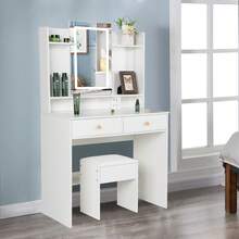 Vanities & Vanity Benches - White - View 4