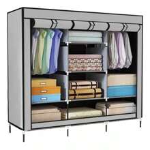 Closet Organizador De Tela Portatil Armario Minimalista - Verde - Ver 3