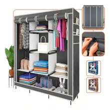 Closet Organizador De Tela Portatil Armario Minimalista - Verde - Ver 1