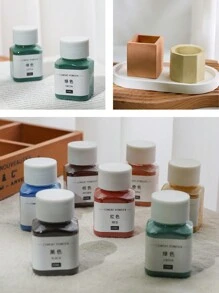 1 Pièce 30 Ml Planter De Coloration En Ciment De Gypse Pigment Poudre De Gypse Concentré De Couleur, Moule De Plâtre De Ciment En Béton De Bricolage, Accessoire De Fabrication De Bijoux