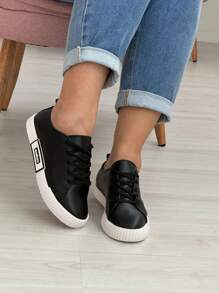 Women Casual Shoes - 黑色 - 查看 2