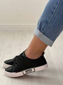 Women Casual Shoes - 黑色 - 查看 3