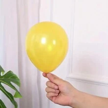 60 个 5 英寸黄色乳胶气球，5/10/12/18 英寸黄色乳胶气球，适用于生日、婚礼、毕业典礼、周年派对、庆祝装饰返校情人节 - 黃色 - 查看 7