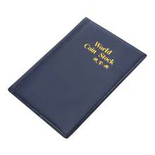 120 Pockets Coins Collection Album Book Mini Collecting Money Organizer Coin Collection Book Coin Holder Albums For Collector - Blue - View 3