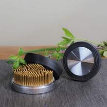 One Sword-Shaped Flower Arrangement Tool For Stabilizing Flower Stems, Traditional Chinese And Japanese Flower Arranging Equipment With Copper Needle And Base, Flower Arranging Frog - Gold - View 8