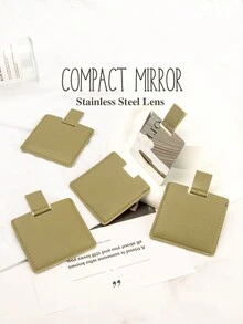 1 Miếng Chic Có thể mang đi Gương trang điểm - Nổi bật HD 8K Thép không gỉ Ống kính Và A Phạm vi Của Da Màu sắc ( Hoa hồng , Màu hồng , Đen , Xanh , Màu xanh lá ) Lý tưởng Qủa tặng Đối với Mẹ , , , , , , , Phù dâu , Và Đặc biệt Dịp Như Kỳ nghỉ , Sinh nhật , Đám cưới , Ngày lễ Mẹ , Và Ngày lễ tình nhân Sành điệu Và Nọn nhẹ Thiết kế , A Sự lựa chọn Đối với Lễ ăn mừng - Nhiều màu - Xem 4