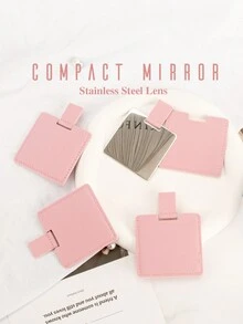 1 Miếng Chic Có thể mang đi Gương trang điểm - Nổi bật HD 8K Thép không gỉ Ống kính Và A Phạm vi Của Da Màu sắc ( Hoa hồng , Màu hồng , Đen , Xanh , Màu xanh lá ) Lý tưởng Qủa tặng Đối với Mẹ , , , , , , , Phù dâu , Và Đặc biệt Dịp Như Kỳ nghỉ , Sinh nhật , Đám cưới , Ngày lễ Mẹ , Và Ngày lễ tình nhân Sành điệu Và Nọn nhẹ Thiết kế , A Sự lựa chọn Đối với Lễ ăn mừng - Nhiều màu - Xem 6