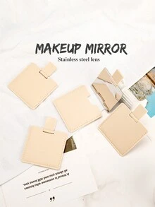 1 Miếng Chic Có thể mang đi Gương trang điểm - Nổi bật HD 8K Thép không gỉ Ống kính Và A Phạm vi Của Da Màu sắc ( Hoa hồng , Màu hồng , Đen , Xanh , Màu xanh lá ) Lý tưởng Qủa tặng Đối với Mẹ , , , , , , , Phù dâu , Và Đặc biệt Dịp Như Kỳ nghỉ , Sinh nhật , Đám cưới , Ngày lễ Mẹ , Và Ngày lễ tình nhân Sành điệu Và Nọn nhẹ Thiết kế , A Sự lựa chọn Đối với Lễ ăn mừng - Nhiều màu - Xem 5