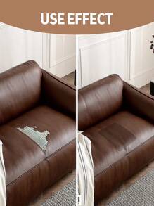 1入組皮革修補帶,自粘皮革修補貼片,適用於沙發、椅子、家具、汽車座椅,皮革修補工具套件,自粘皮革翻新劑,可剪裁沙發修復,適用於酒店/餐廳/辦公室/商用的工作坊和商店 - 棕色 - 查看 3