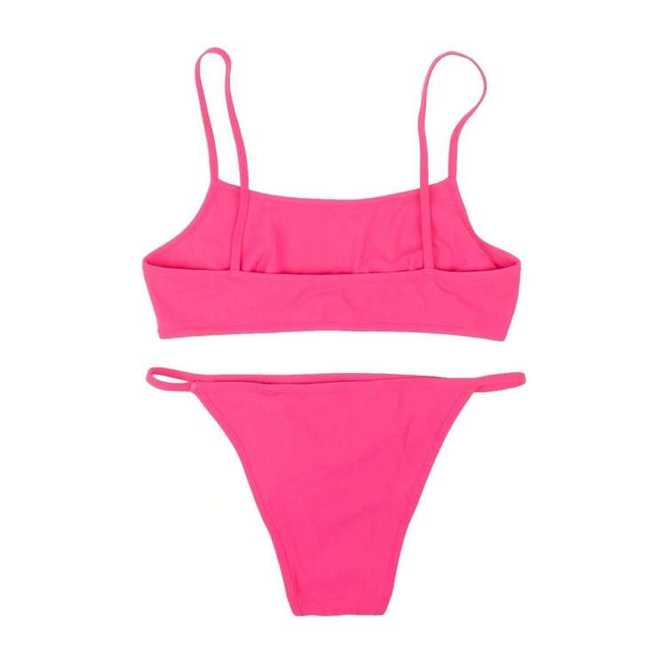 OFF-WHITE Hot Pink And White Basic Bikini - nóng - Xem 2
