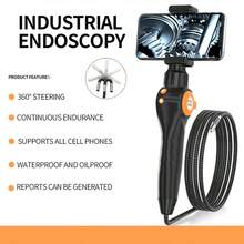 1080P Độ nét cao , Thích hợp Đối với Ô tô Bảo trì , Công nghiệp Điều tra , 360-độ Hai cách Vòng xoay , Nhiệt độ Sức chống cự , 90° Không thấm nước Và Chống thấm dầu - trái cam - Xem 2