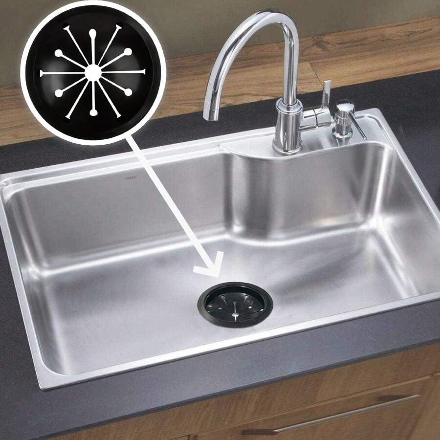 Garbage Disposal Splash Guard Collar Sink Baffle, Food Waste Disposer