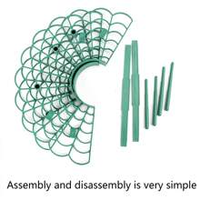 5入組草莓支架草莓架,陽台種植架植物花架,適用於家庭花園裝飾用品 - 綠色 - 查看 3