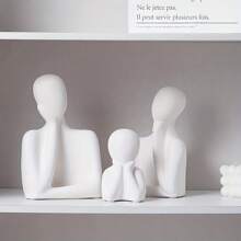 3pcs Diy Human Cheek Support Silicone Mold For Plaster, Concrete, Candle & Nordice Style Home Decor