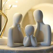 3pcs Diy Human Cheek Support Silicone Mold For Plaster, Concrete, Candle & Nordice Style Home Decor
