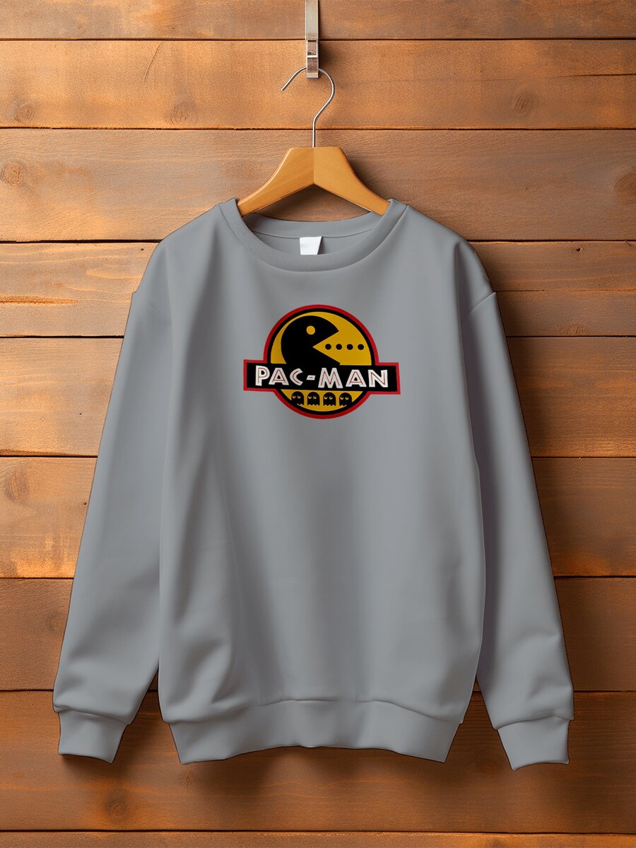 Men Sweatshirts - 灰色 - 查看 1