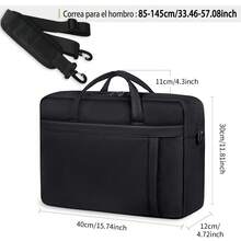 Men Briefcase - Black - View 3