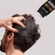 20克蓬松造型粉，哑光丰盈，打造自然哑光效果，适用于凌乱纹理发型，男士造型粉，蓬松发粉，自然蓬松哑光造型 - 黑色 - 查看 2