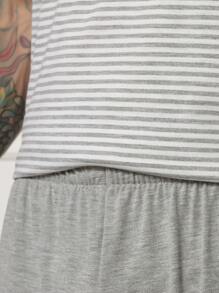 Men Loungewear Sets - Grey - View 5