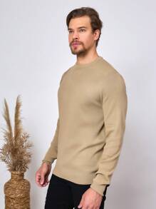 Men Sweaters - Albaricoque - Ver 2
